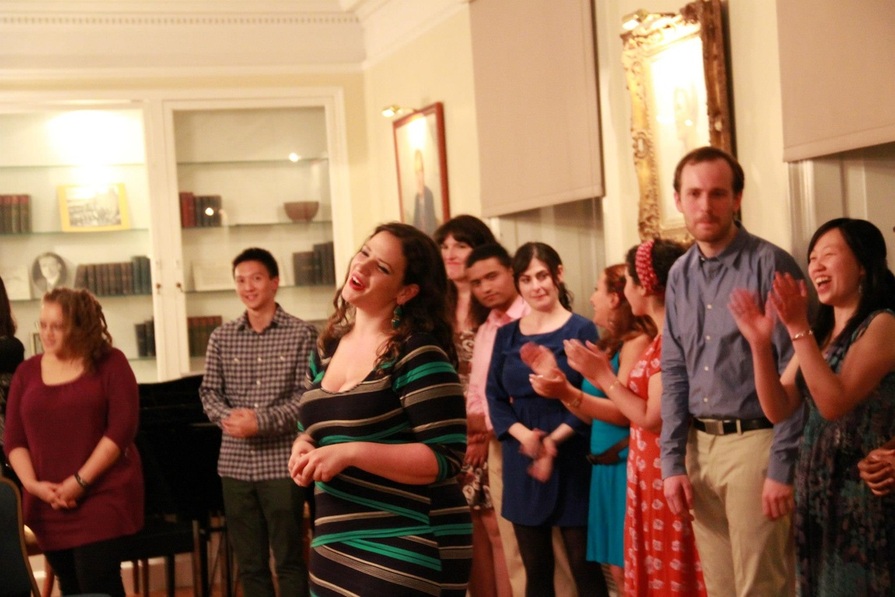 Community choir singing in NY, 2013 
