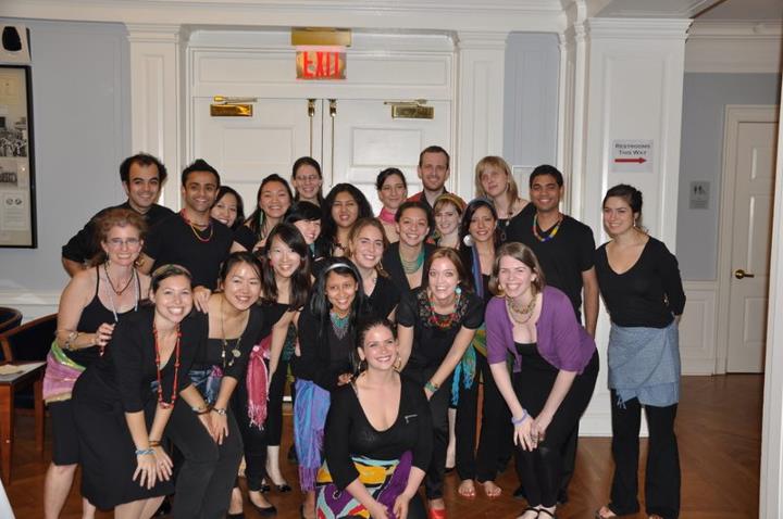 Our multicultural community choir began at the Interntional House in NY