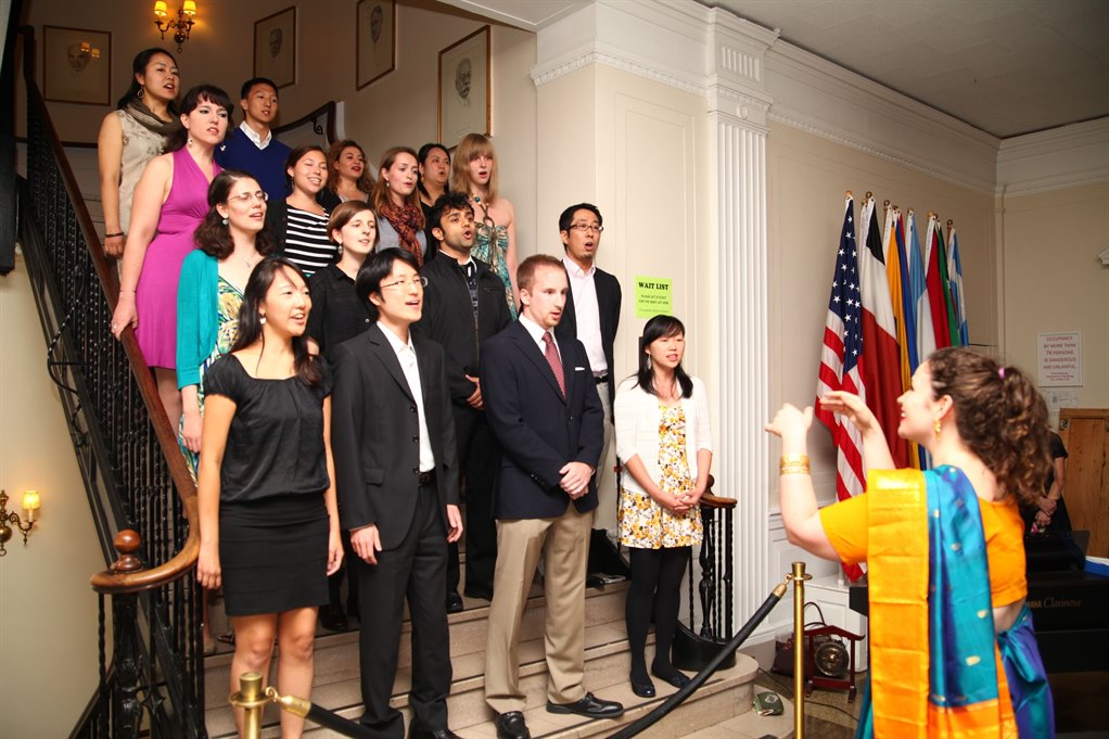 Community choir performance at the International House NYC